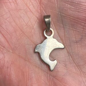 Dolphin Sterling Silver 925 Necklace Pendant